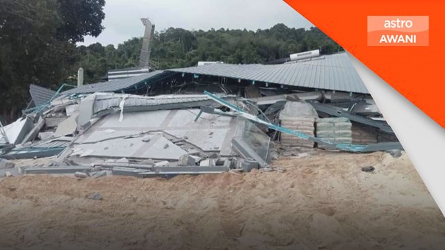Empat pekerja Myanmar tertimbus dalam runtuhan bangunan di Pulau Perhentian