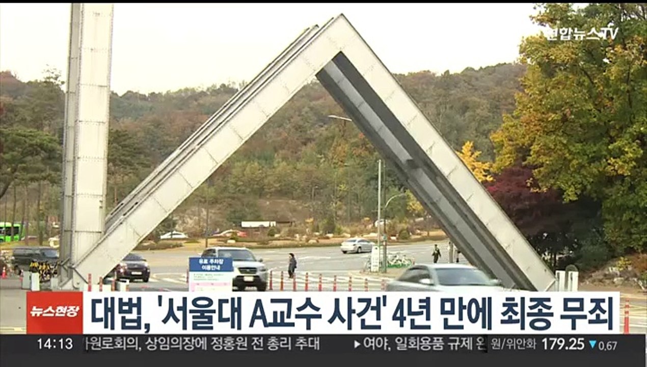 대법, '서울대 A교수 사건' 4년 만에 최종 무죄
