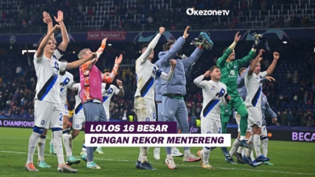 Penalti Lautaro Martinez Antar Inter Milan Ukir Rekor Mentereng ke Fase Gugur Liga Champions