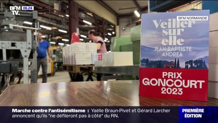 Après la révélation du prix Goncourt, place à l'impression de plus de 200.000 exemplaires en 72 heures