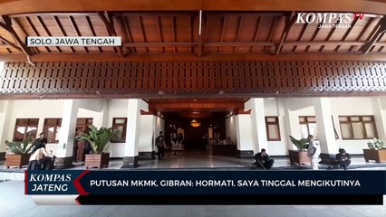 Putusan MKMK, Gibran: Hormati, Saya Tinggal Mengikutinya