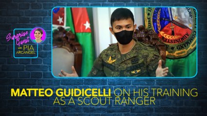 Matteo Guidicelli sa kaniyang karanasan bilang scout ranger | Surprise Guest with Pia Arcangel