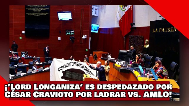 ¡VEAN! ¡’Lord Longaniza’ es despedazado por César Cravioto por ladrar mentiras para golpear a AMLO!
