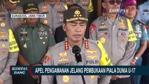 TNI-Polri di Surabaya Gelar Apel Pengamanan Jelang Pembukaan Piala Dunia U-17