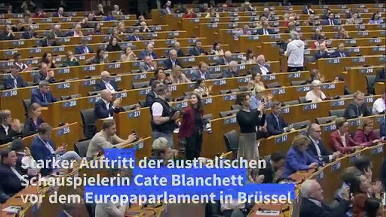 Cate Blanchett warnt vor 'gefährlichen Mythen' über Migranten