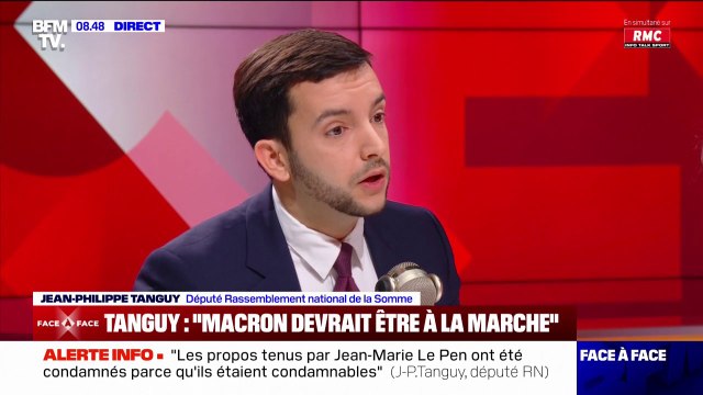Marche contre l'antisémitisme: Ce n'est pas plus mal qu'on ne soit pas en tête de cortège affirme Jean-Philippe Tanguy