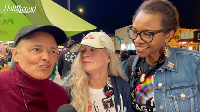 SAG-AFTRA Negotiating Committee Members Celebrate End of Actors Strike | THR News Video