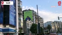 TİP İzmir İl Örgütü, Karşıyaka Çarşı girişine “Yargıtay darbesine geçit vermek yok” yazılı pankart astı