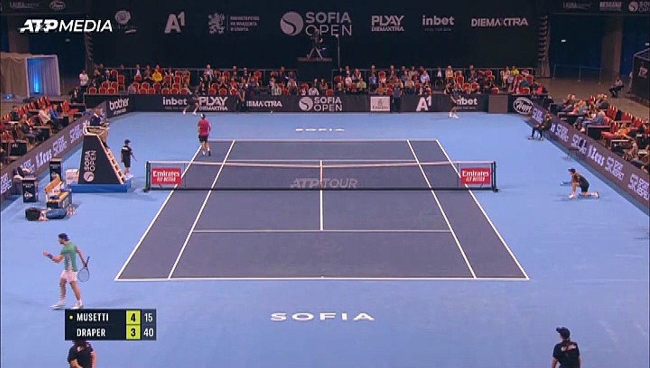 Jack Draper win over Lorenzo Musetti at the 2023 Sofia Open