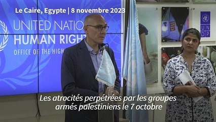 Israël/Hamas: pour l'ONU, des crimes de guerre ont eu lieu dans les deux camps