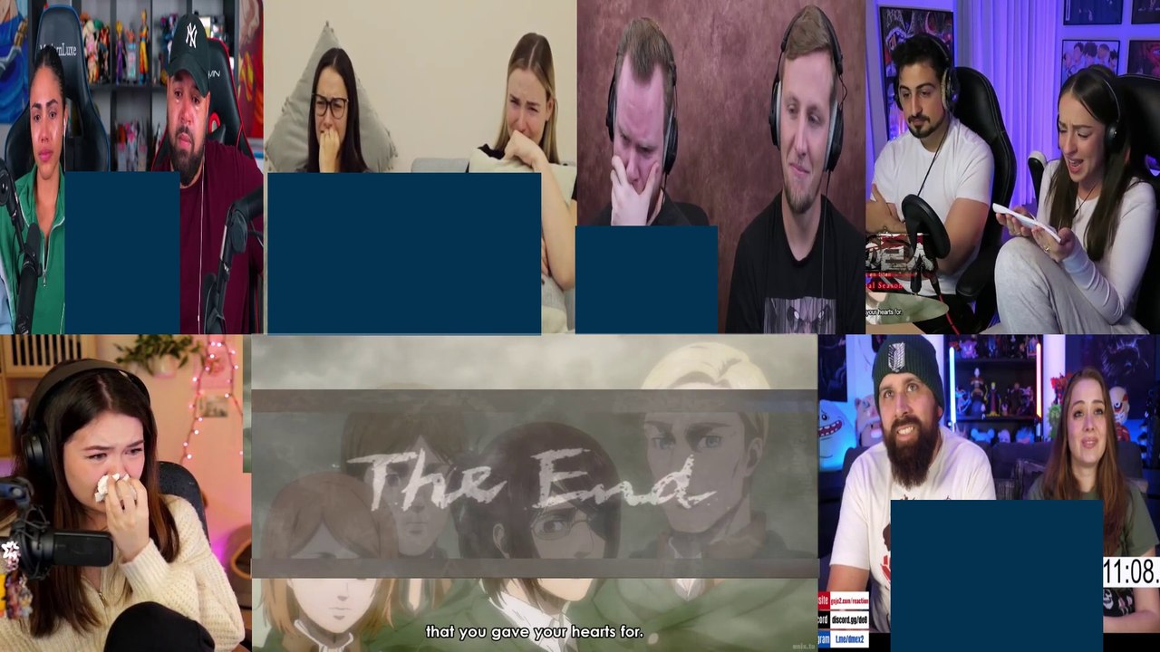 Attack On Titan - FINALE Chapter ( PART 2) REACTION MASHUP!! (EMOTIONAL)