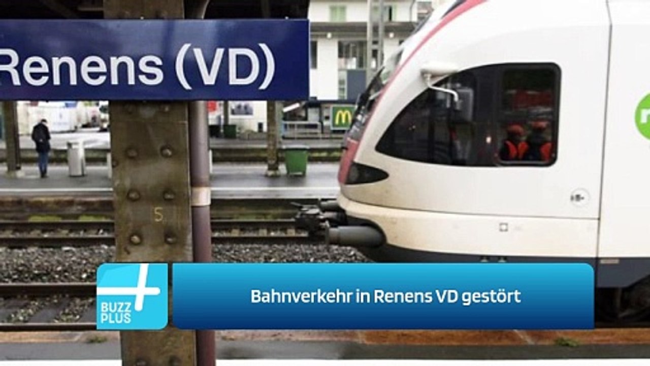 Bahnverkehr in Renens VD gestört