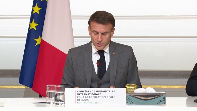 Emmanuel Macron: Au malheur des Israéliens s'ajoute désormais celui des Palestiniens, nous ne pouvons pas nous y résoudre