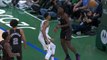 Giannis ejected for 'too small' taunt, sits with fans