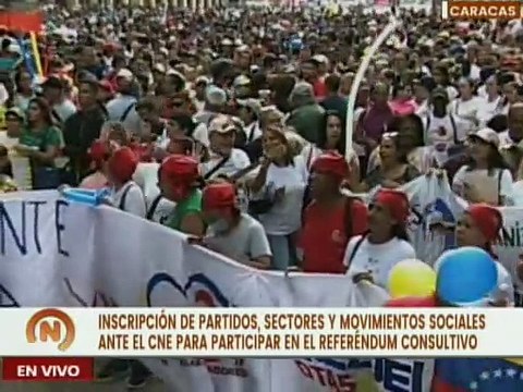 Movimiento Somos Venezuela entrega su adhesión al CNE para la defensa del Esequibo