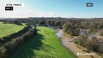 Historic flooding continues to linger in northern France