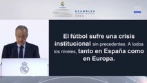 El discurso de Florentino a favor de la Superliga y contra la nueva Champions League