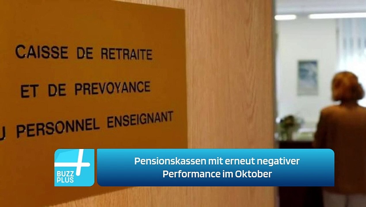 Pensionskassen mit erneut negativer Performance im Oktober