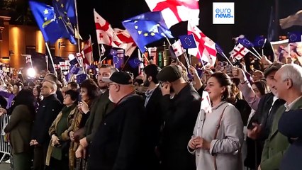 Celebrazioni a Tblisi per la decisione dell'Ue di concedere alla Georgia lo status di candidato
