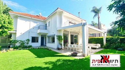 וילה מרוהטת להשכרה בהרצליה פיתוח