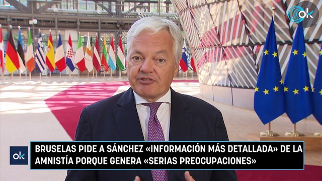 Bruselas pide a Sánchez «información más detallada» de la amnistía porque genera «serias preocupaciones»