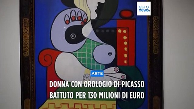 Donna con orologio di Picasso battuta all'asta per oltre 139 milioni di dollari