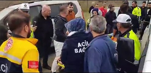 Alanyurt Mesudiye arasında kaza 5 yaralı