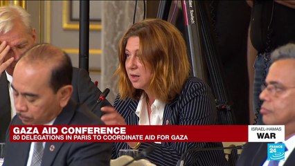 France's Macron calls for 'ceasefire' at Gaza aid conference