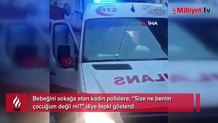 Yeni doğan bebeğini poşete koyarak sokağa attı