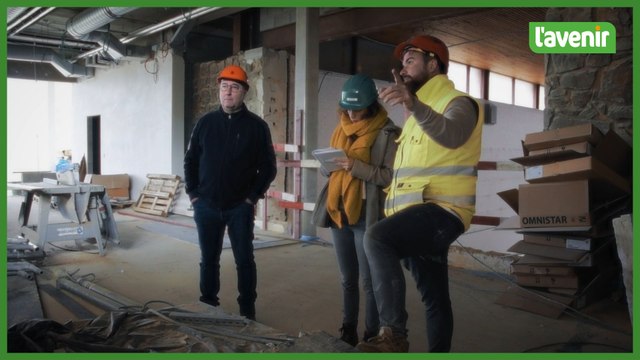 Visite du chantier de la nouvelle piscine d'Athus