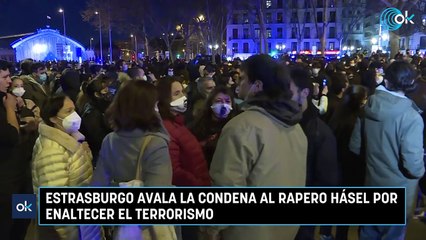 Estrasburgo avala la condena al rapero Hásel por enaltecer el terrorismo