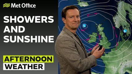 Met Office Afternoon Weather Forecast 09/11/2023 - Driest in the east