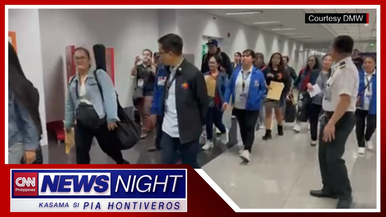 Mga Pinoy na inilikas mula Gaza makauuwi sa Pilipinas bukas