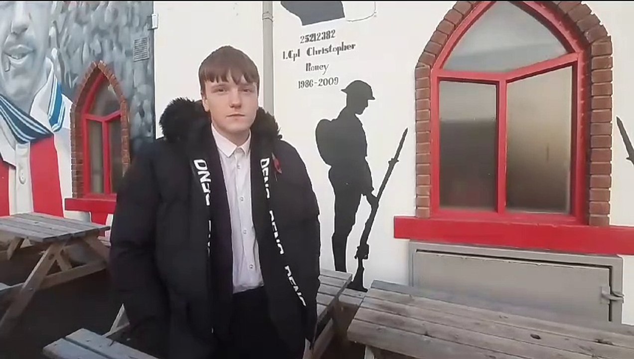 Teenage son whose dad died in battle when he was just 5 months old 'really proud' after seeing mural tribute