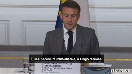 Macron: serve pausa umanitaria a Gaza al pi? presto