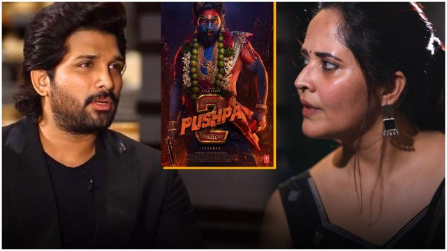 పుష్ప క్రెడిట్ మొత్తం Allu Arjun తీసుకున్నాడు.. Controversy గా Anasuya మాటలు.. | Telugu OneIndia
