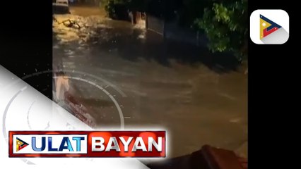 Ilang lugar sa Davao City, binaha dahil sa malakas na ulan