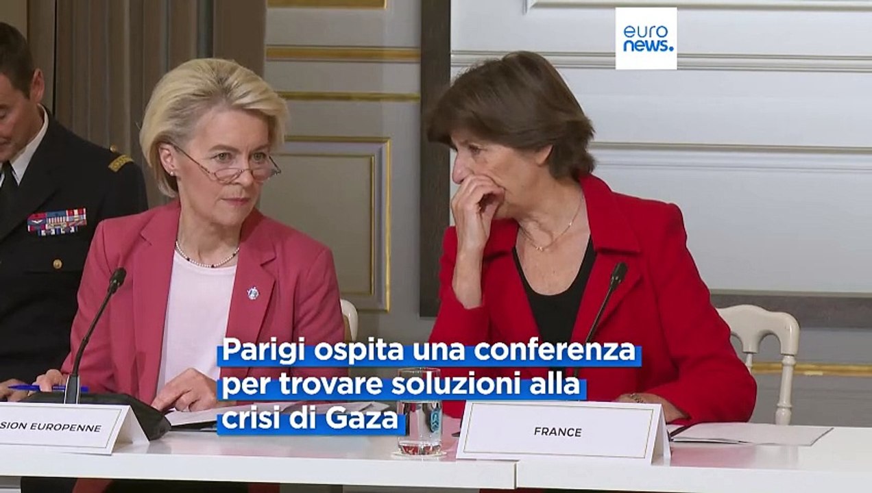 "Necessario il cessate il fuoco": Parigi ospita un summit per discutere della crisi di Gaza