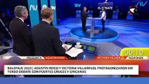 Balotaje 2023 | Agustín Rossi y Victoria Villarruel protagonizaron un tenso debate con fuertes cruces y chicanas