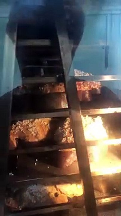 Un panettone horneado