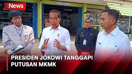 Presiden Jokowi Nilai Putusan MKMK Merupakan Kewenangan Yudikatif