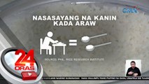 Mahigit P7-B halaga ng bigas, nasasayang ng mga Pilipino kada taon — PHL Rice Research Institute | 24 Oras