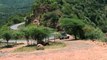 Rift valley viewpoint in Kenya looking into the rift valley