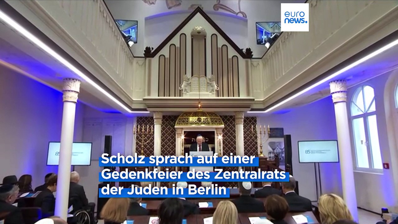 85. Jahrestag der Pogromnacht: Scholz erinnert an Deutschlands historische Verpflichtung