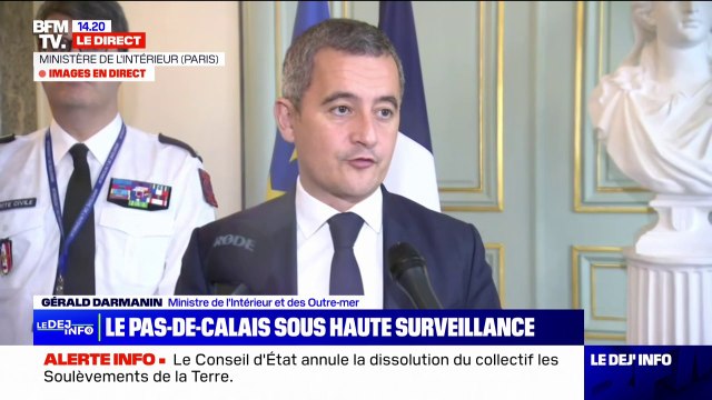 Crues dans le Pas-de-Calais: Gérald Darmanin appelle à la vigilance de toute la population