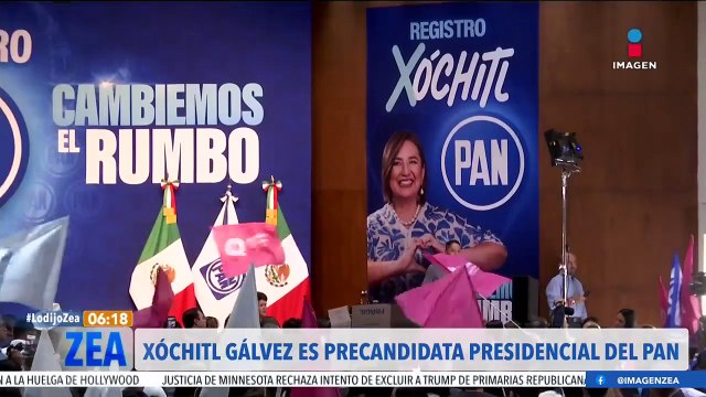 Xóchitl Gálvez se registra como precandidata a la presidencia