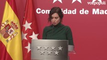Isabel Díaz Ayuso denuncia que Sánchez ha dado 