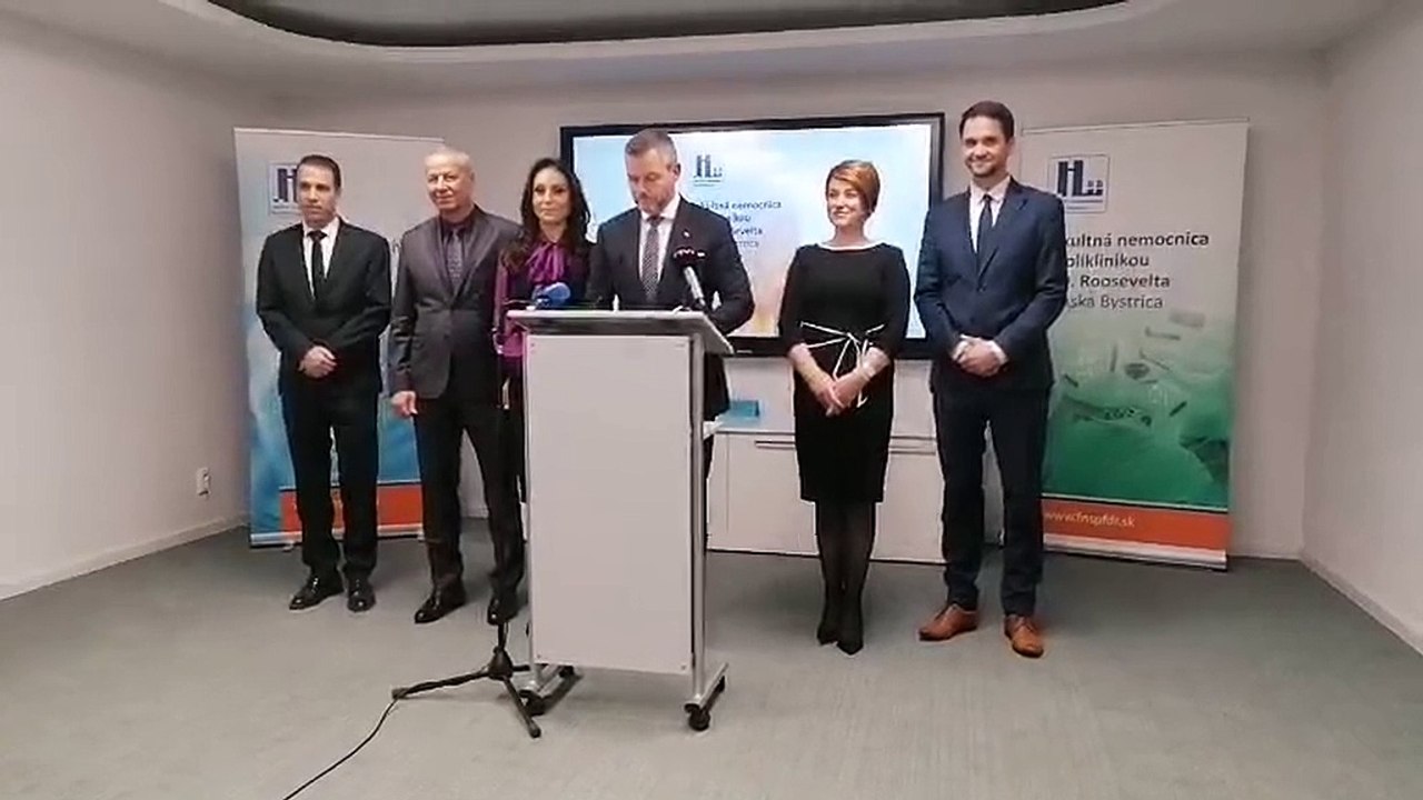 ZÁZNAM: P. Pellegrini: Výstavba nemocnice v B. Bystrici by sa mohla začať koncom jari