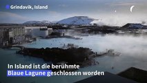 Sorge vor Vulkanausbruch: Island schließt Blaue Lagune