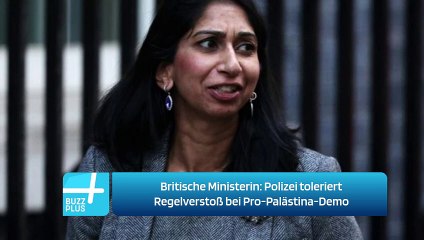 Britische Ministerin: Polizei toleriert Regelverstoß bei Pro-Palästina-Demo